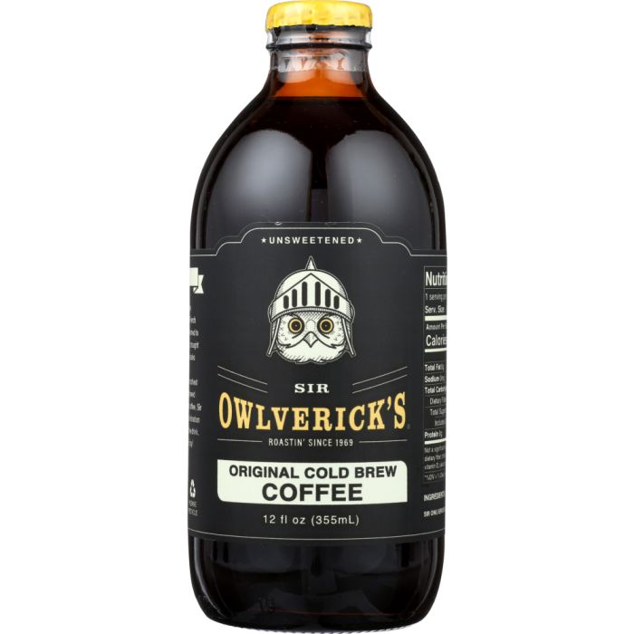 SIR OWLVERICK: Original Cold Brew Coffee, 12 oz