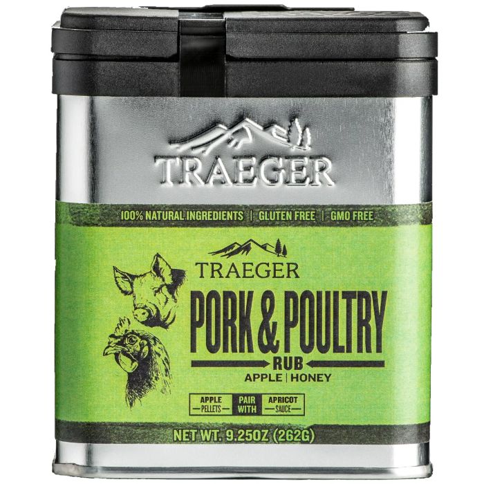 TRAEGER: Pork And Poultry Rub Apple Honey, 9.25 oz