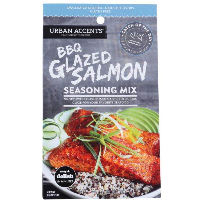 URBAN ACCENTS: Bbq Glazed Salmon Seasoning, 1 oz