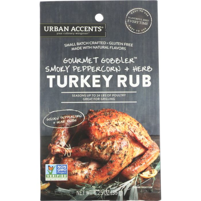 URBAN ACCENTS: Seasoning Rub Turkey Roasting, 1.25 oz