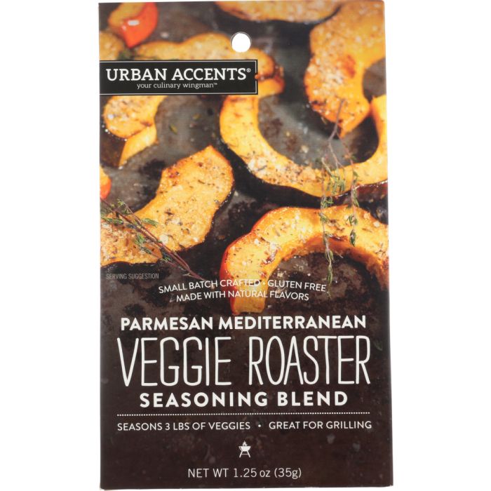 URBAN ACCENTS: Parmesan Mediterranean Veggie Roaster Seasoning, 1.25 oz