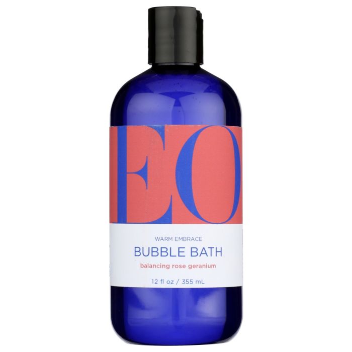 EO: Warm Embrace Rose Geranium Bubble Bath, 12 fo