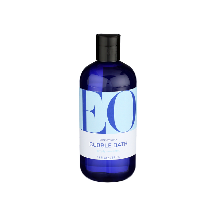 EO: Sunday Soak Unscented Bubble Bath, 12 fo