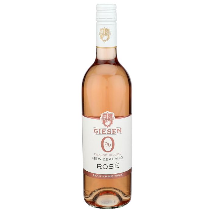 GIESEN 0 Percent: Rose Non-Alcoholic Wine, 25.4 fo