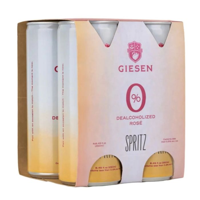 GIESEN 0 Percent: Spritz Rose Non-Alcoholic Wine 4pk, 33.8 fo