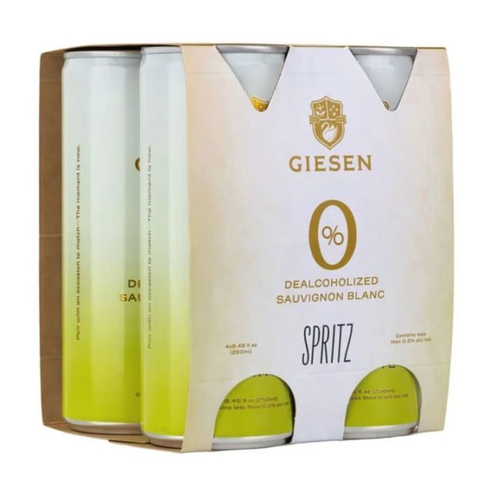 GIESEN 0 Percent: Spritz Sauvignon Blanc Non-Alcoholic Wine 4pk, 33.8 fo