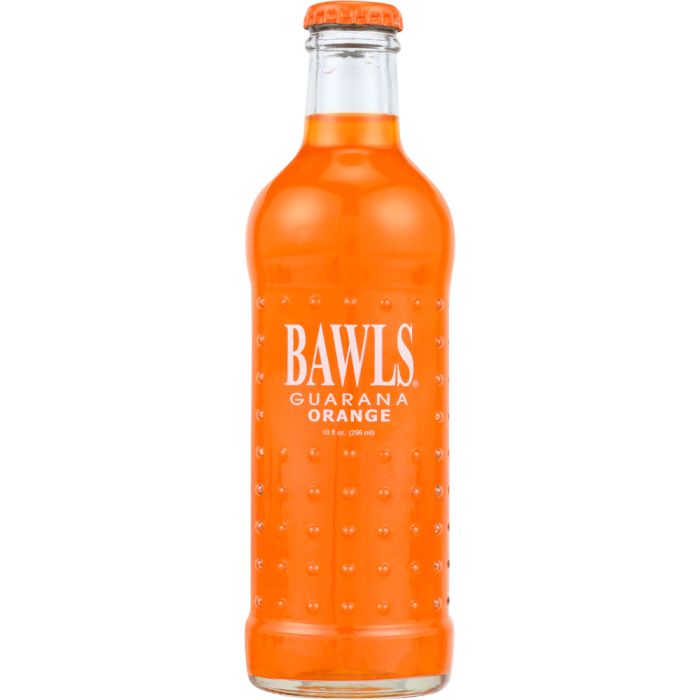 BAWLS GUARANA: Mandarin Orange Soda, 10 oz
