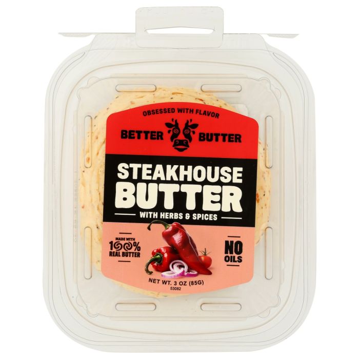 BETTER BUTTER: Steakhouse Butter, 3 oz