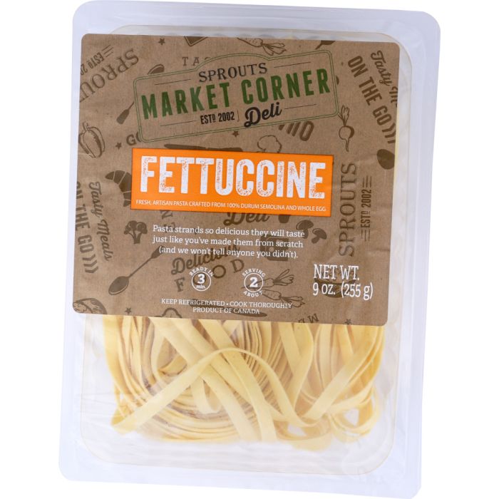 MARKET CORNER: Fettuccine Pasta, 9 oz