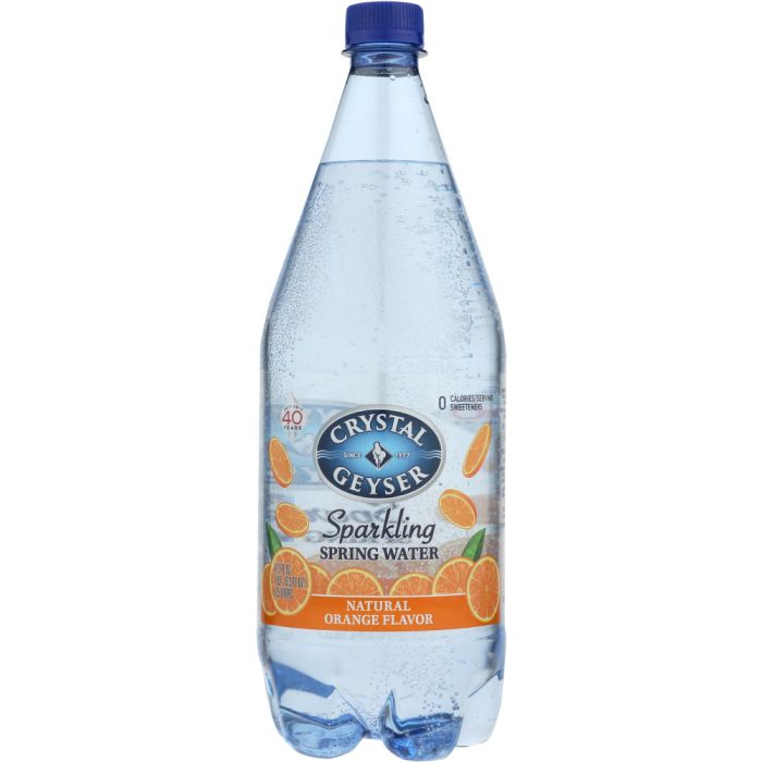 CRYSTAL GEYSER: Mineral Water Orange, 1.25 lt
