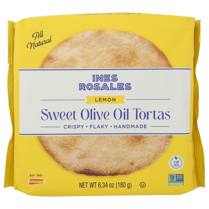 INES ROSALES: Lemon Sweet Olive Oil Tortas, 6.34 oz