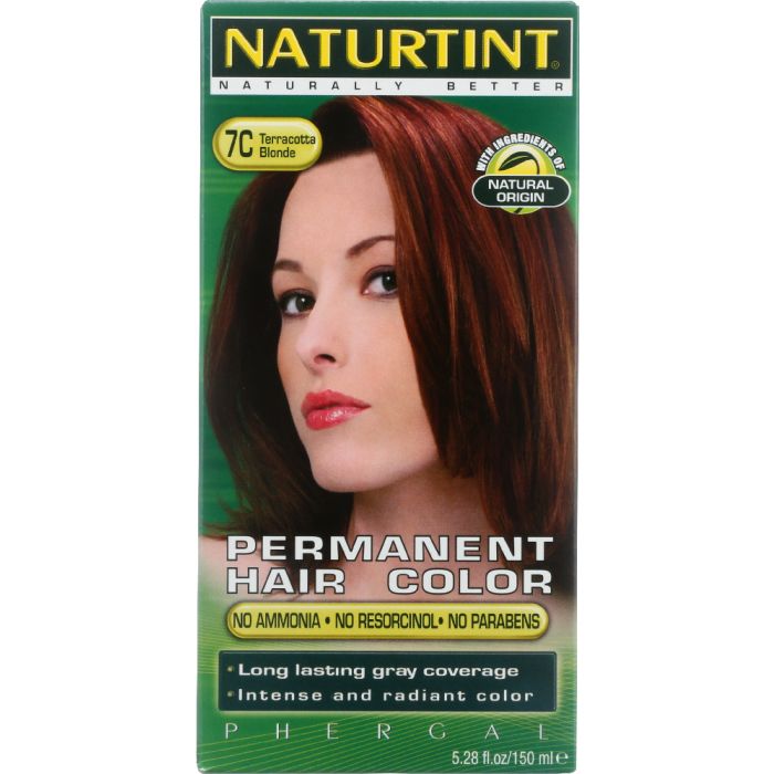 NATURTINT: Permanent Hair Color 7C Terracotta Blonde, 5.28 oz
