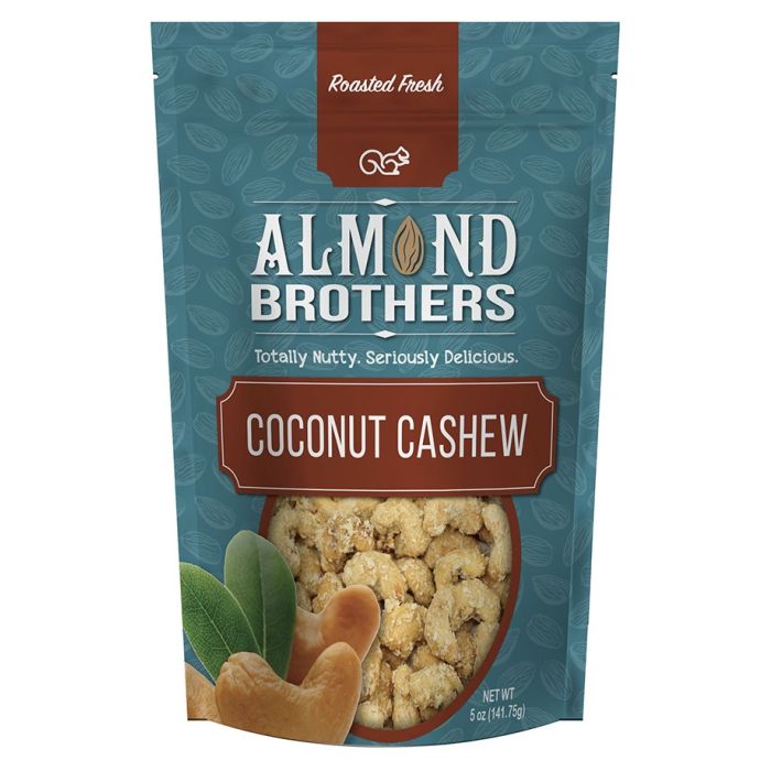 ALMOND BROTHERS: Coconut Cashews, 6 oz