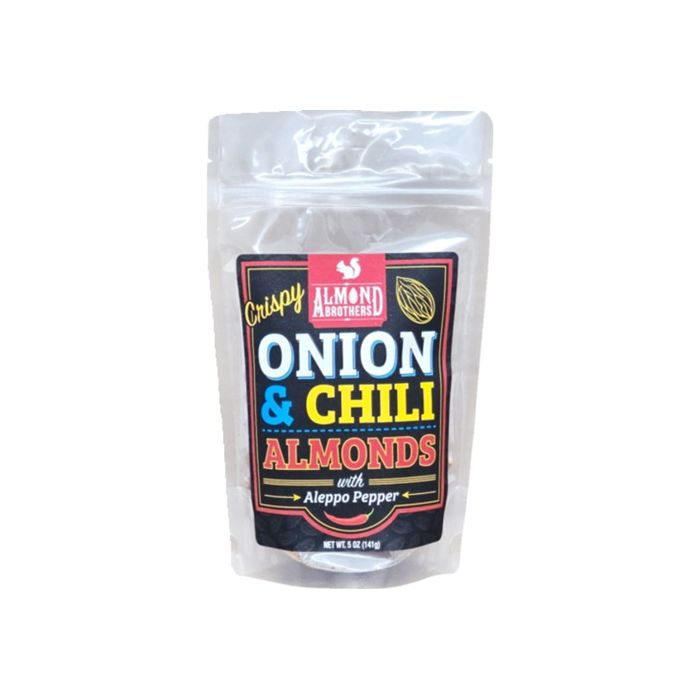 ALMOND BROTHERS: Onion & Chili Almonds with Aleppo Pepper, 5 oz