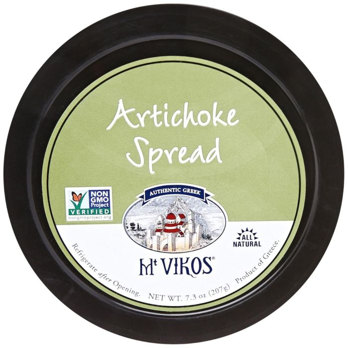 MT VIKOS: Artichoke Spread, 7.3 oz