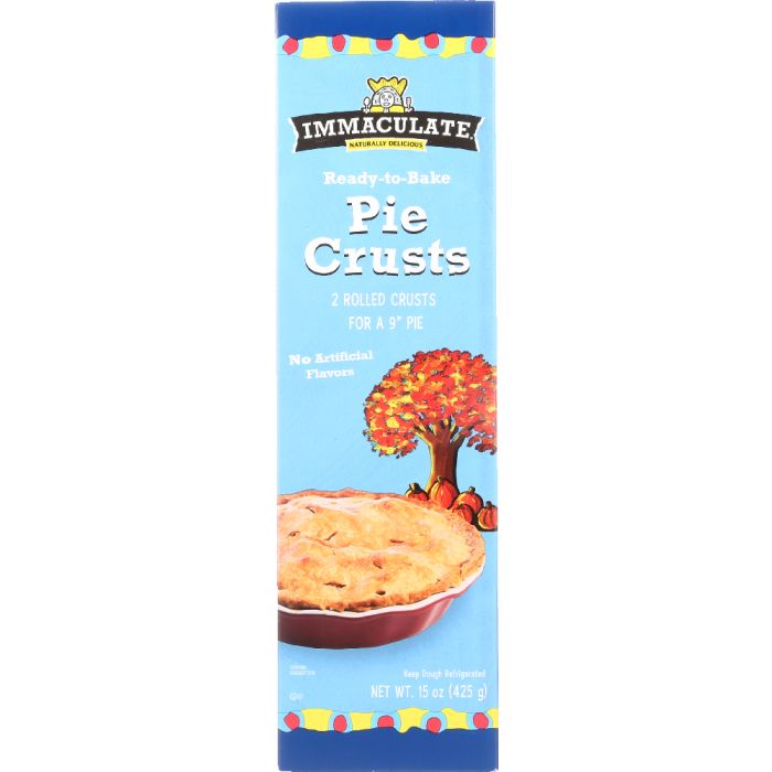 IMMACULATE BAKING: Ready-to-Bake Pie Crusts, 15 oz