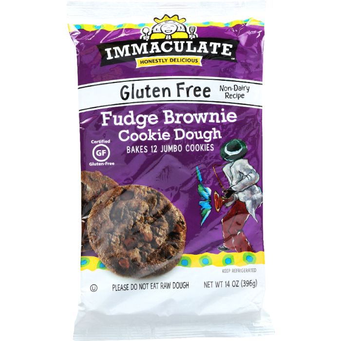 IMMACULATE BAKING: Gluten Free Fudge Brownie Cookie Dough, 14 oz