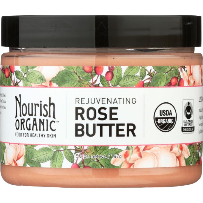 NOURISH: Organic Rejuvenating Rose Butter, 5.2 oz
