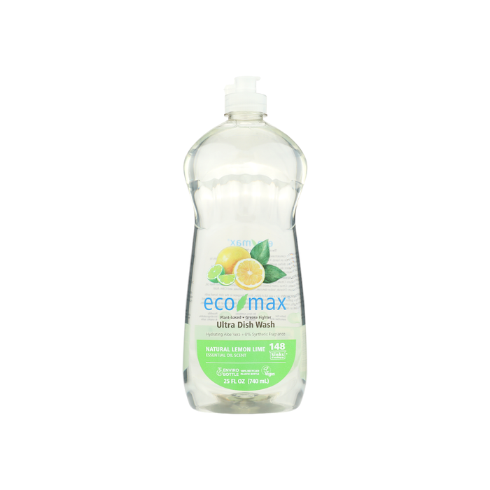 ECO MAX: Natural Lemon Lime Ultra Dish Wash, 25 fo