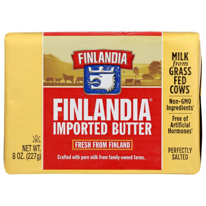 FINLANDIA: Imported Salted Butter Bar, 8 oz