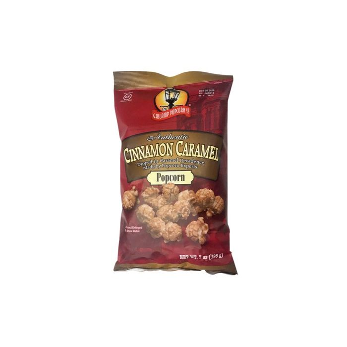 GASLAMP POPCORN: Cinnamon Caramel Popcorn, 7 oz