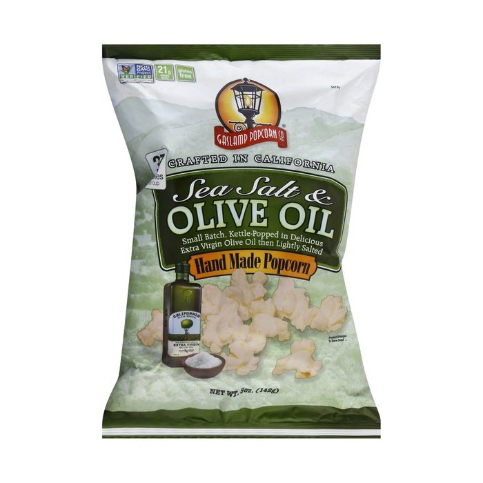GASLAMP POPCORN: Sea Salt & Olive Oil Popcorn, 5 oz