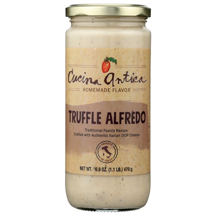CUCINA ANTICA: Truffle Alfredo Pasta Sauce, 16.9 oz