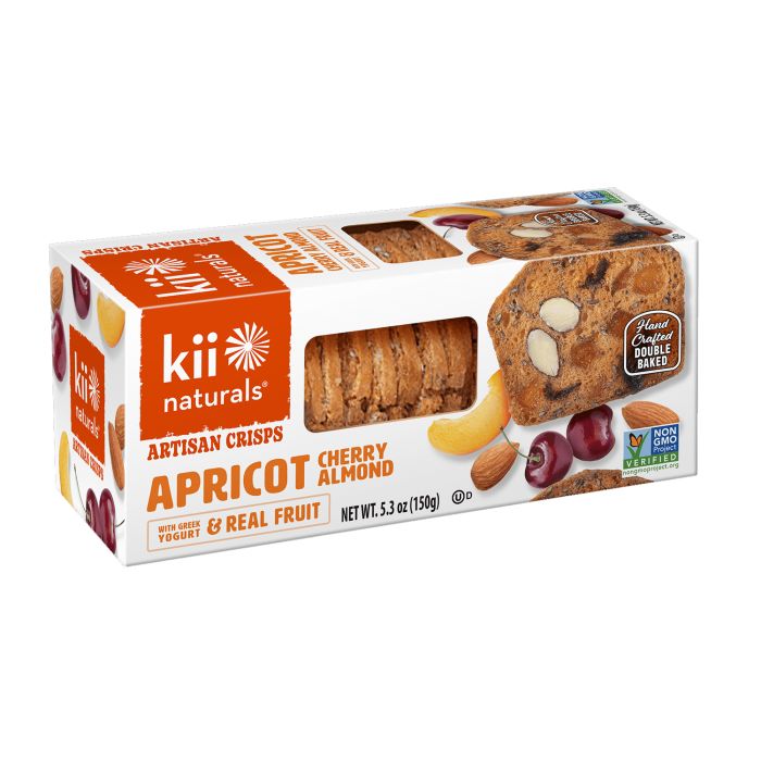 KII NATURALS: Apricot Cherry Almond Artisan Crisps, 5.3 oz