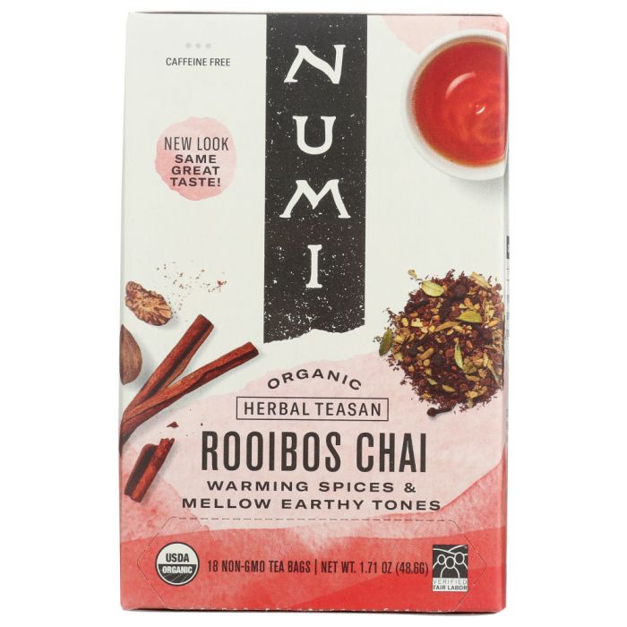 NUMI TEAS: Rooibos Chai Herb Tea, 18 bg