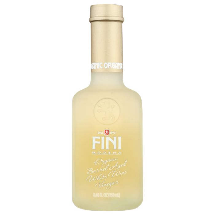 FINI: Organic Barrel Aged White Wine Vinegar, 8.45 oz