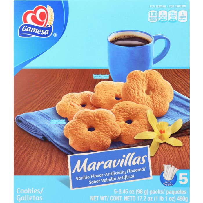 GAMESA: Cookie Maravillas Vanilla, 17.2 oz