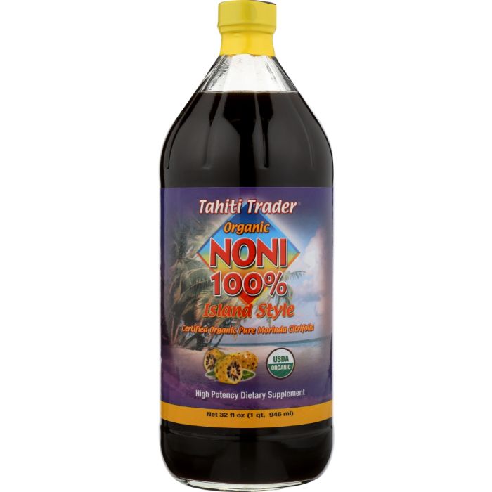 TAHITI TRADER: Organic Noni Island Style Juice, 32 oz