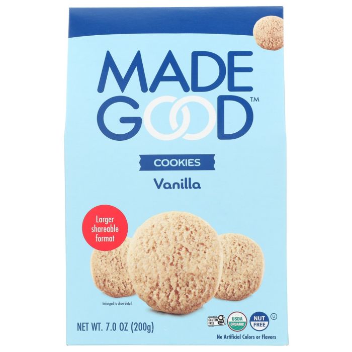 MADE GOOD: Vanilla Cookies, 7 oz