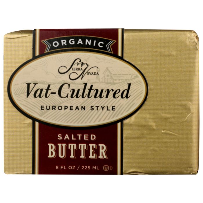 SIERRA NEVADA: Vat-Cultured Organic Salted Butter, 8 oz