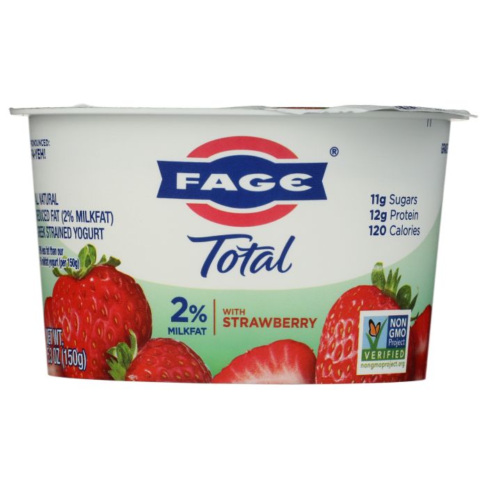 FAGE TOTAL GREEK: Strawberry Yogurt Total 2%, 5.3 oz