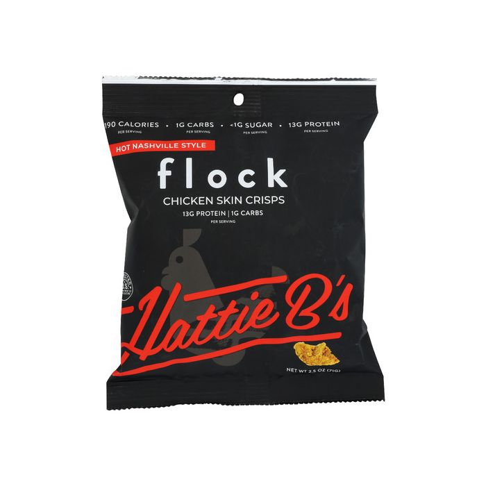 FLOCK: Chips Chicken Skin Hattie, 2.5 OZ