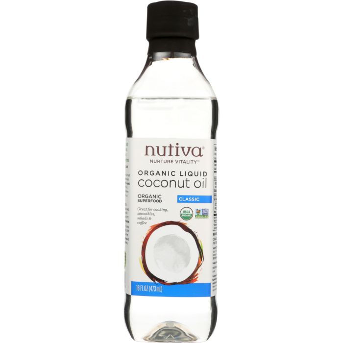 NUTIVA: Liquid Coconut Oil Pet, 16 oz
