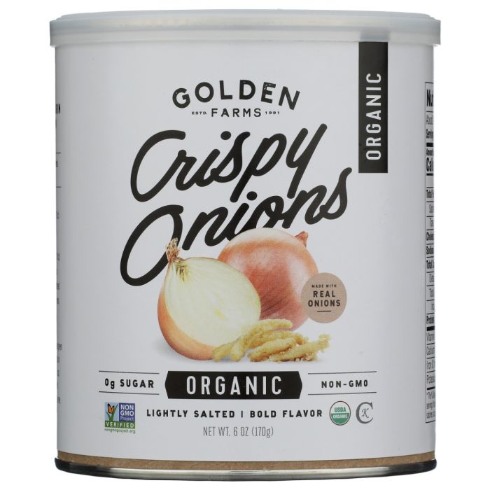 GOLDEN FARMS: Organic Crispy Onions, 6 oz