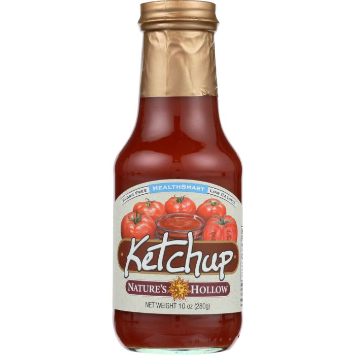 NATURES HOLLOW: Ketchup Sugar Free, 10 oz