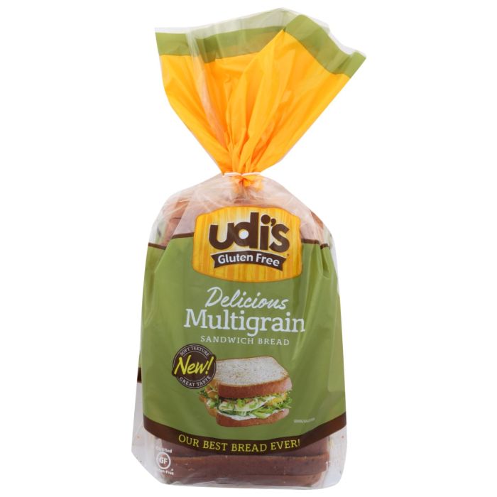 UDIS: Gluten Free Whole Grain Bread, 12 oz