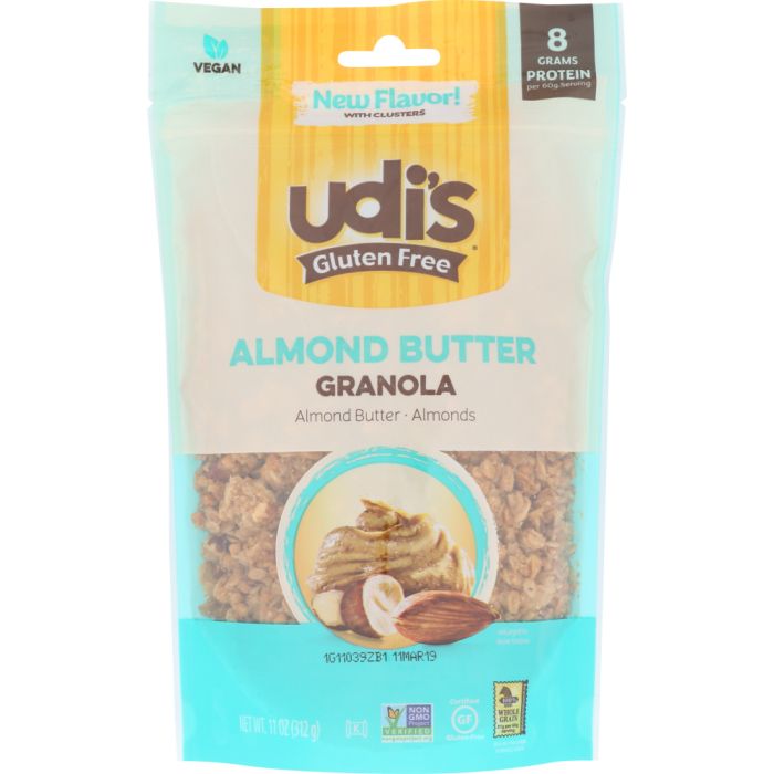 UDIS: Almond Butter Granola Gf, 11 oz