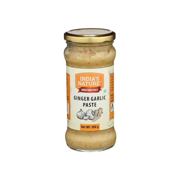 INDIAS NATURE: Paste Ginger Garlic, 350 GM