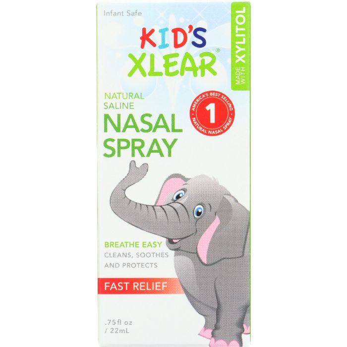 XLEARDENT: Kid’S Saline Nasal Spray With Xylitol, 0.75 oz