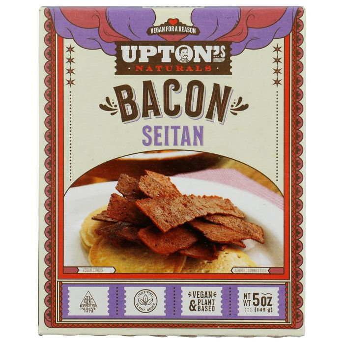 UPTONS NATURALS: Bacon Seitan, 5 oz