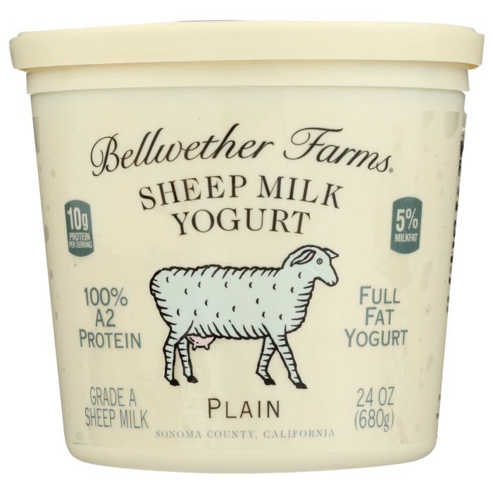BELLWETHER FARMS: Sheep Milk Yogurt Plain, 24 oz