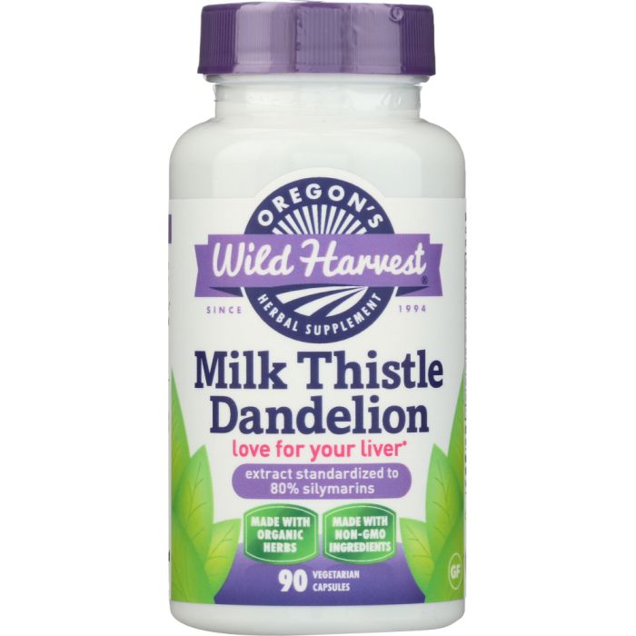 OREGONS WILD HARVEST: Milk Thistle Dandelion, 90 cp