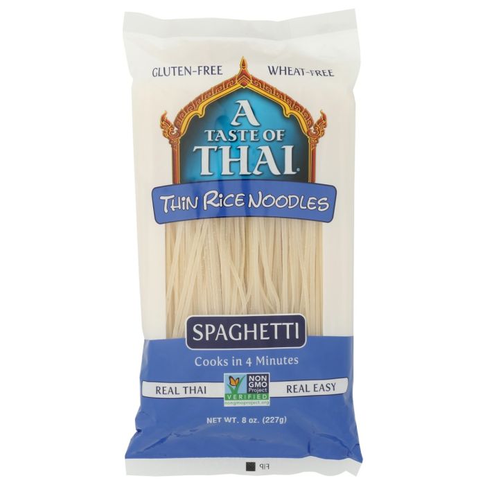 A TASTE OF THAI: Spaghetti Thin Rice Noodles, 8 oz