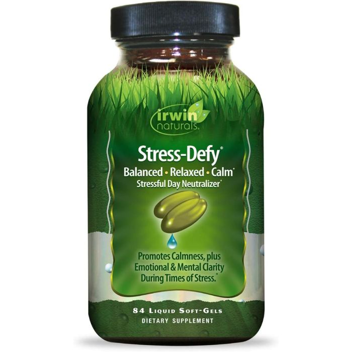 IRWIN NATURALS: Stress-Defy Supplement, 84 sg