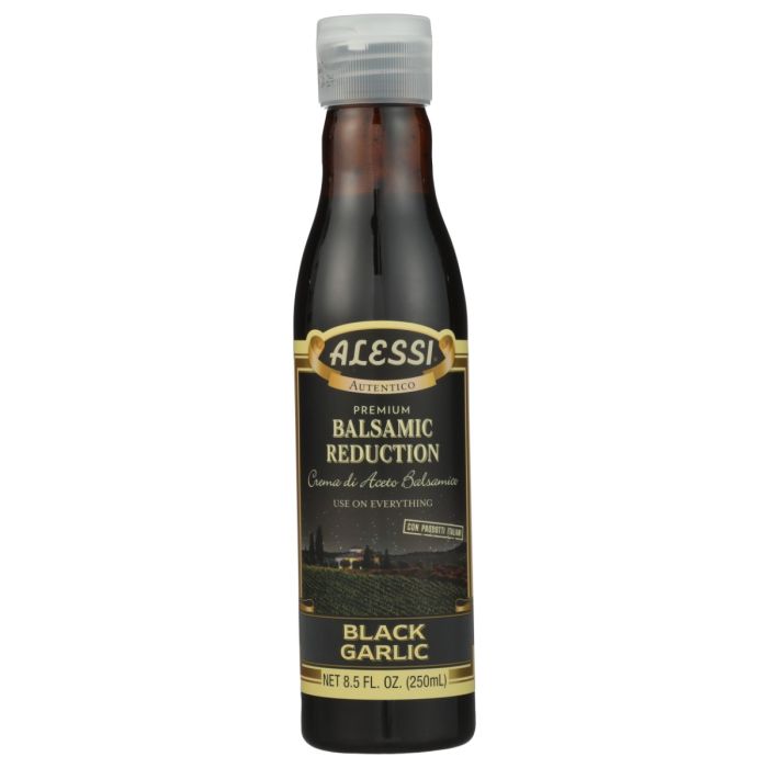 ALESSI: Premium Balsamic Reduction Black Garlic, 8.5 fo