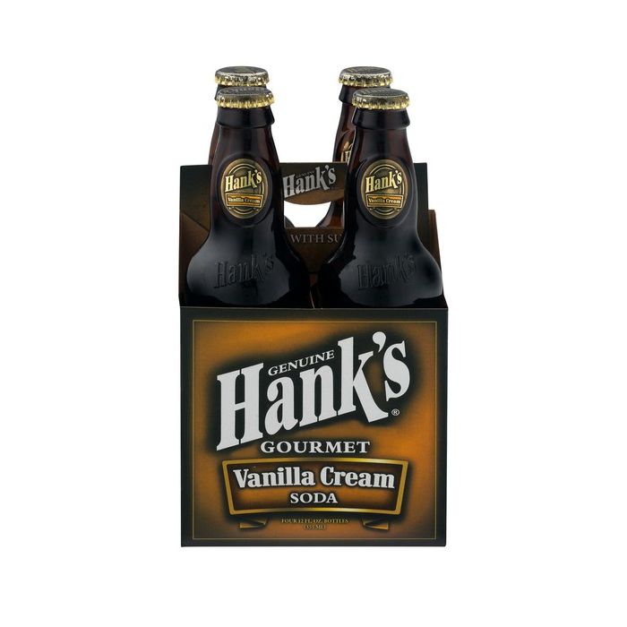 HANKS: Gourmet Soda Vanilla Cream 4 Pack, 48 fo